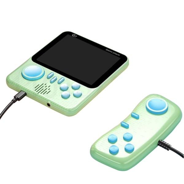 666 i 1 Spil Av-Out To-Spillers Gamepads B?rbara H?ndholdte Spilspillere 3,5 Tommer Storsk?rm G7 Videospilkonsoller Grøn