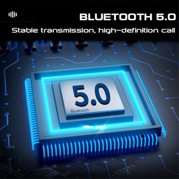 MC Moottoripyörän Kypärä Bluetooth Intercom Langaton - Musta Musta