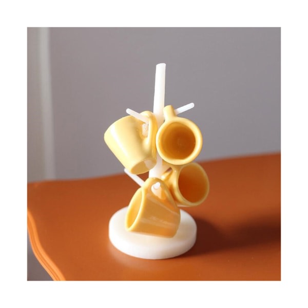 5 st koppar Rack Stativ Hållare Miniatyr barnleksaker för matsal Bar dekoration null - Grön kopp och mugghållare