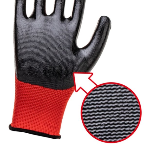 TG 6 par universal handskar slitstarka handskar Nitril
