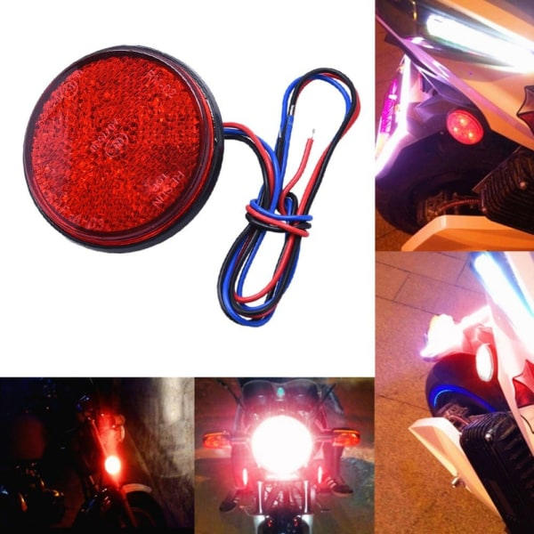 (Rød) LED Tilhengerlys, 12V Tilhenger Baklys 2 stk LED Tilhenger