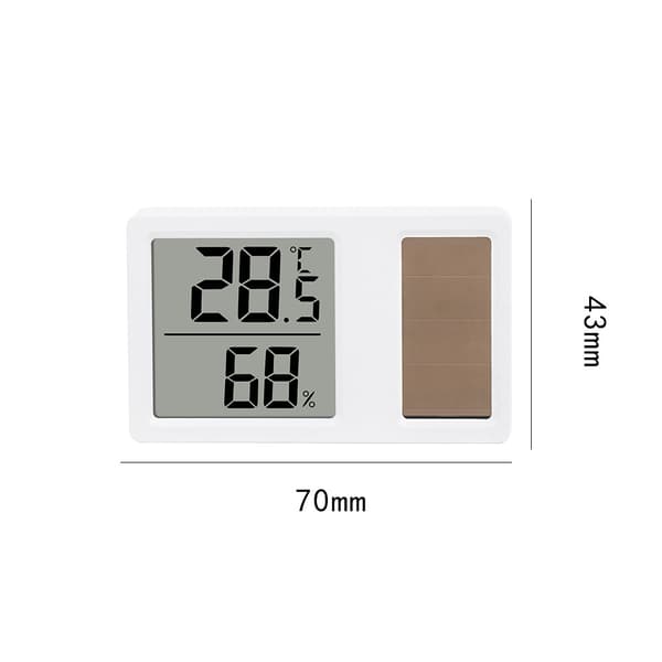 Solcellstermometer Mini Stor (7*4.3cm) Largesize(7*4.3cm)