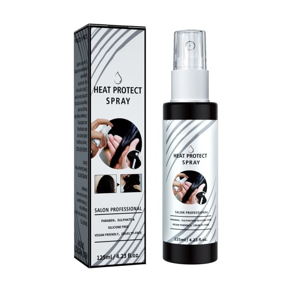TG Hår Värmeskyddsspray Leave-in Hår Perm Lugnande Dimma Återfuktande Närande Hår 125ml