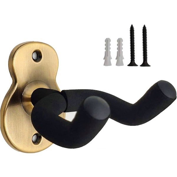 Gitarrställ, väggfäste krok, metall, 2-pack, universell för gitarr
