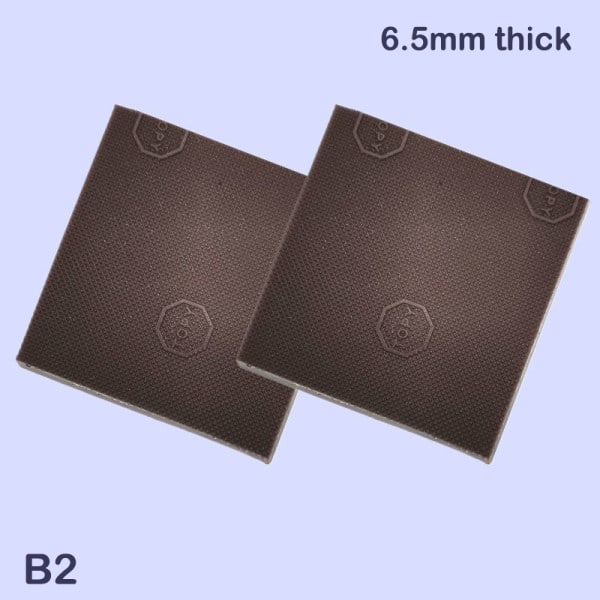 1 Par Gummisula Skydd för Högklackade Sandaler Yttersula B2:6.5mm