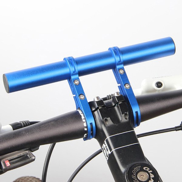Cykelstyre Legering Kolfiber Förlängt Fäste Cykelstam Blå