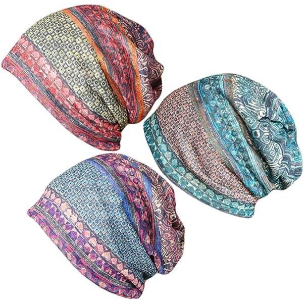 3-pack Women's Hat, Breathable, Smooth, Chemotherapy Cap