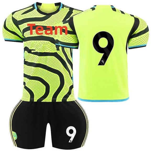 2024 Nye Fotballdrakter for Gutter Jenter Barn Sport Fotballtrøye Menn Kvinner Unisex Fotballspiller Stjerne Grønn Svart Fotballuniformer LG JESUS ​​9