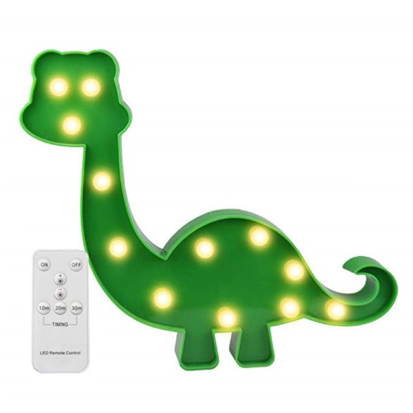 Supersöt dinosaurie LED nattlampa, barn for barn