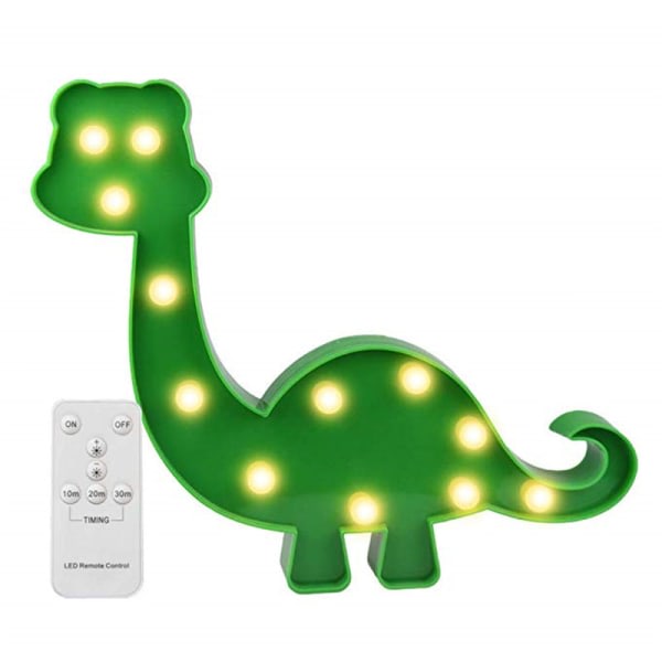 Supersöt dinosaurie LED nattlampa, navetta ja navetta