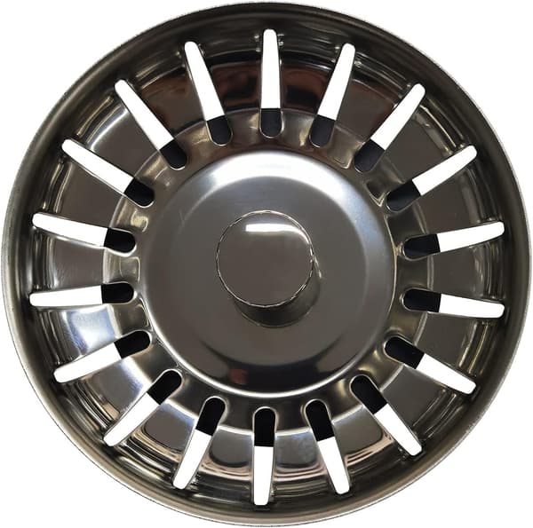 2 st Köksho Strainerproppar, Rostfritt Stål för Brittiska Hoar, 80mm 2PCS-80mm