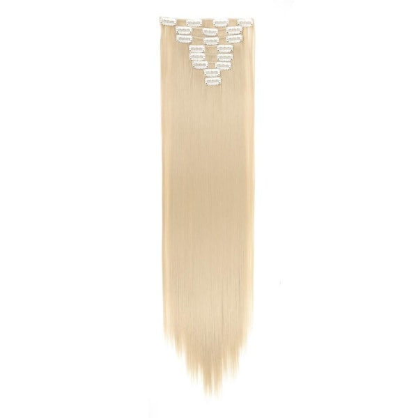 Løshår rett klipp i 7 deler - Medium blond #22 Medium blond