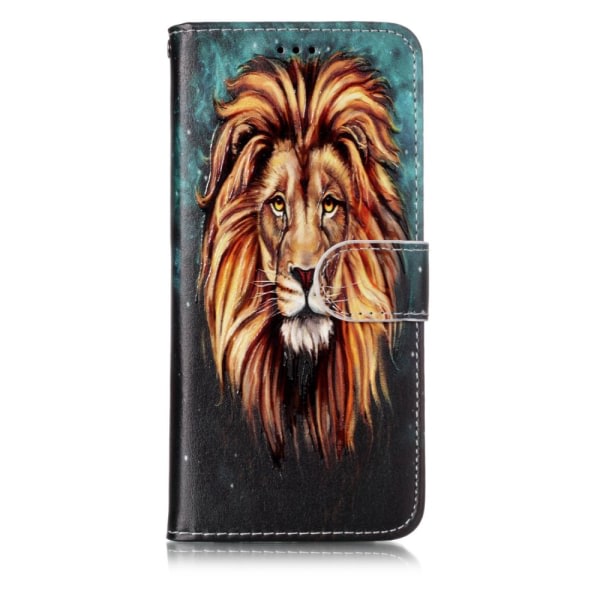 Samsung Galaxy S9 G960 Pl?nboksfodral - Fierce Lion Svart