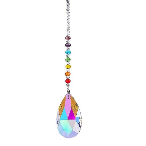 Galaxy Window Crystal Rainbow Ornament Solfanger med krystallheng (Engle Tårer)