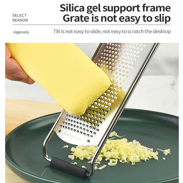 Professional Cheese Graters for Kitchen, Stainless Steel, Handheld, with Handle for Cheese, Chocolate, Spices, Kitchen Utensils and Tools