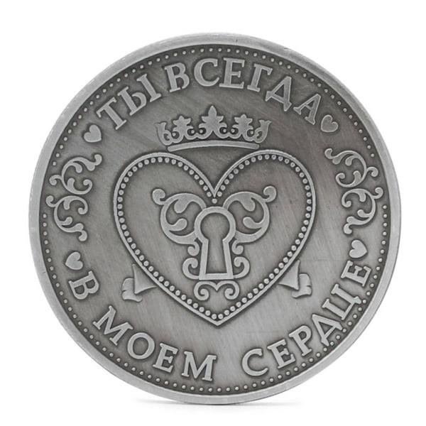 Russisk Hjerte Mors Dag Mindemynt Nyår Souvenir Samling Ny