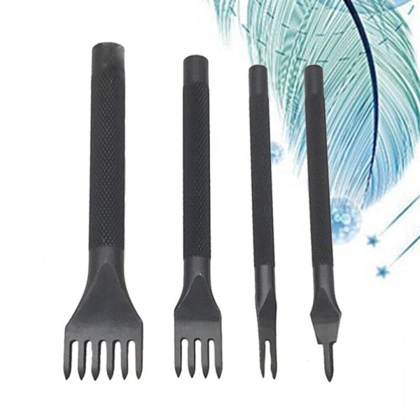 4 st Hålslagsverktyg Punch Prong Handarbete