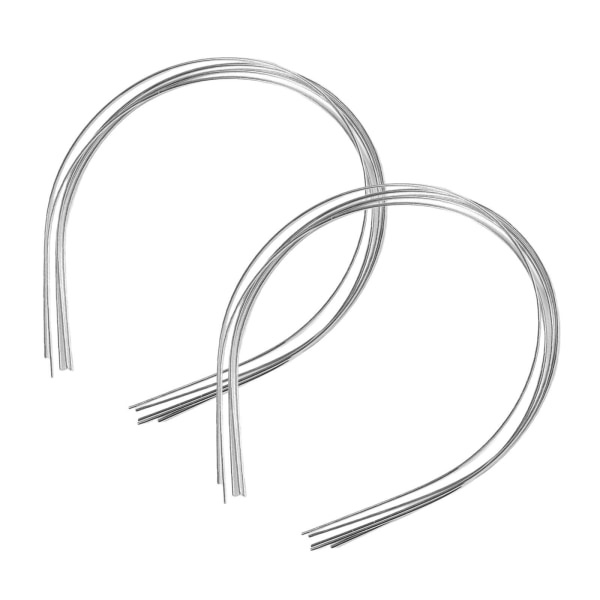 1/2/3/5 10 kpl Metalliset Ohut Hiusharjat DIY-Käsitöihin Hopea 1,5mm 1Set