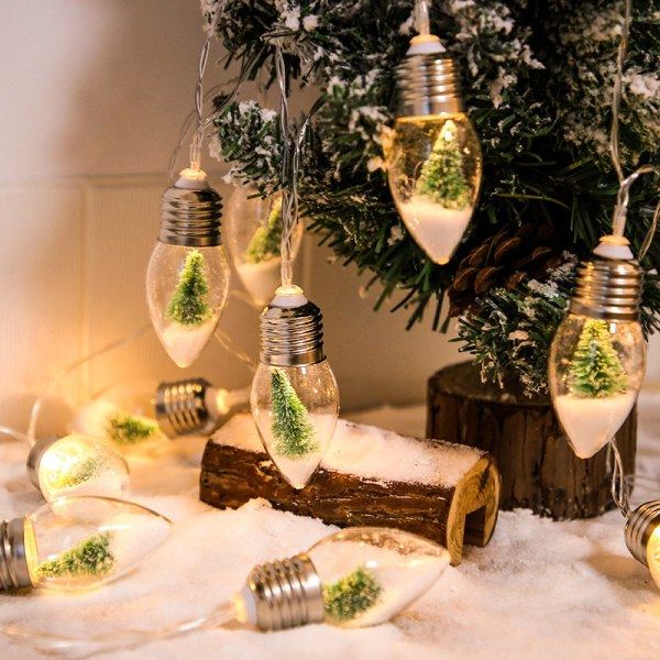 LED-toivepullo joulukuusi koristeelliset valosarjat sisällä