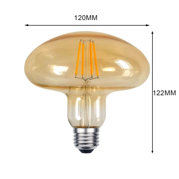 Retro LED Edison-pære i form av kreativ sopp