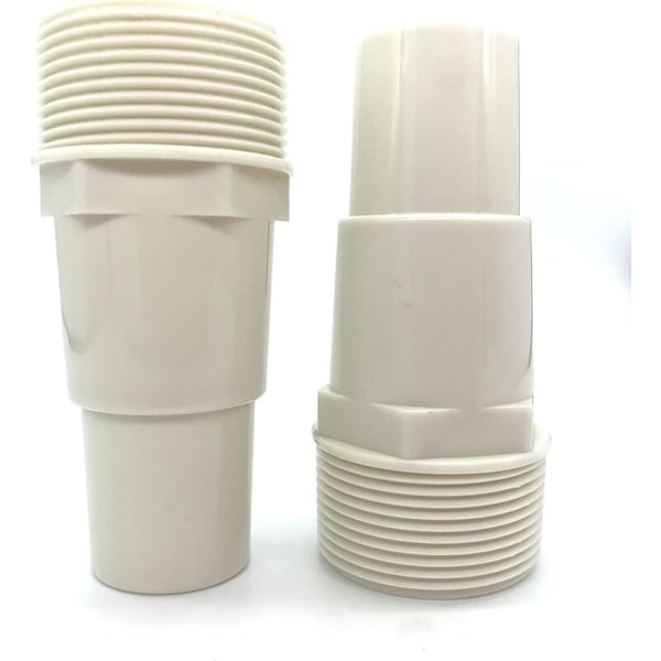 Pool Filter Pumpe Slange Adapter 1 1/4\"-1 1/2\" Gevind 1.5\" PVC Fittings Konnektor 417-6060 (2 Pak)