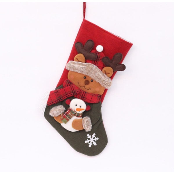 Julegave Strømpe Fyllstoff Juler Ornament Tilbehør (T1200379C),