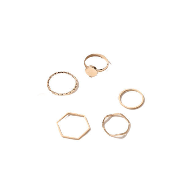 Moteriktig dame ring åpen ring LED ring lillefinger ring sett Amazon ZCR015