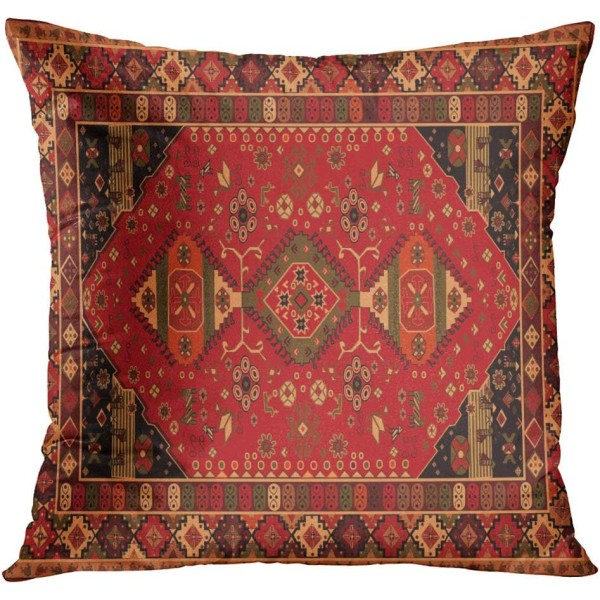 Kuddfodral Geometrisk Persisk Kilim Heminredning Set om 4
