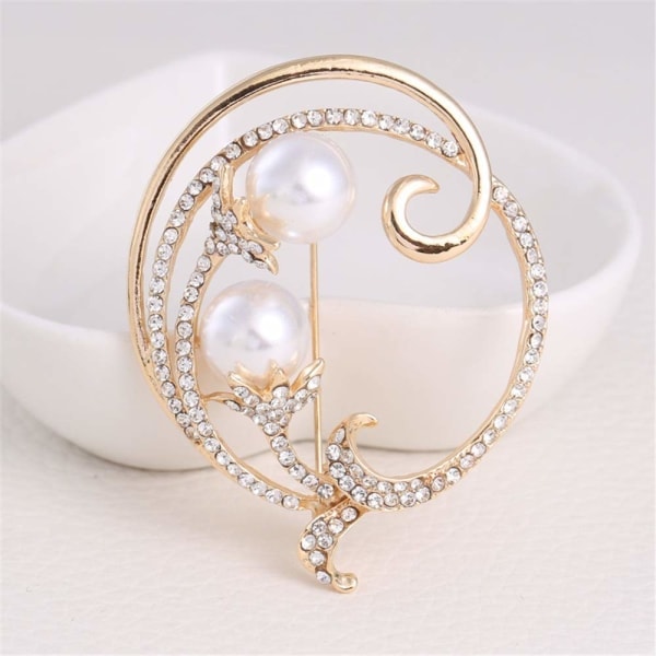 Brosch Pin Vintage Broscher Blomma