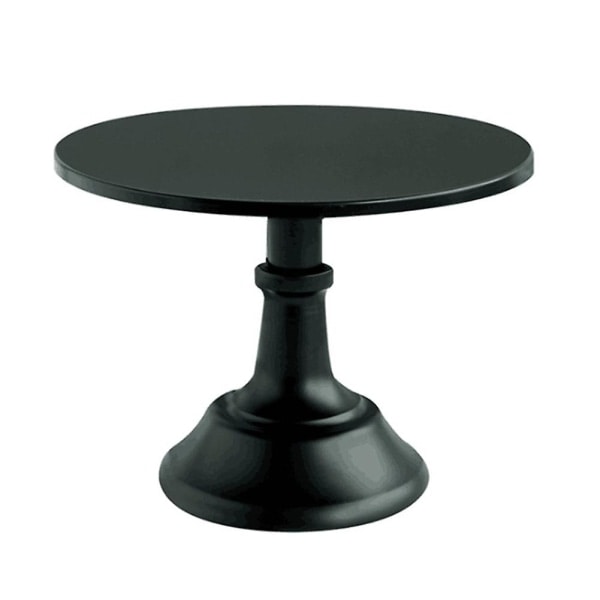 Metall jern kakefat Rund piedestal dessertfat Cupcake display stativ Bursdag bryllup serveringsfat
