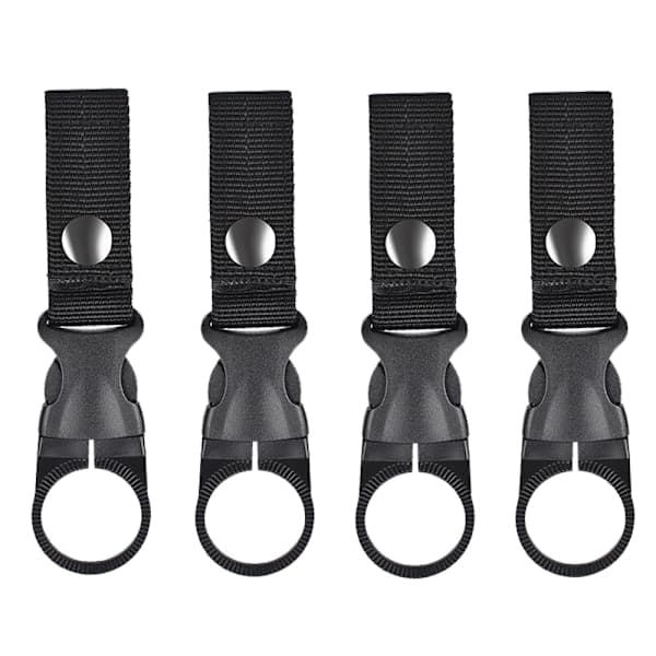 4-pack hängande flaskhållare, karbinhake, bärbar vattenflaska_yux