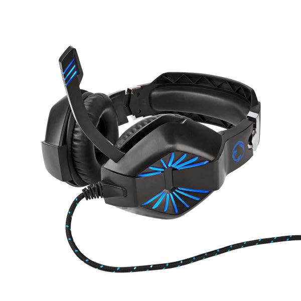 TG Gaming-Headset, Over-Ear - LED-belysning Svart