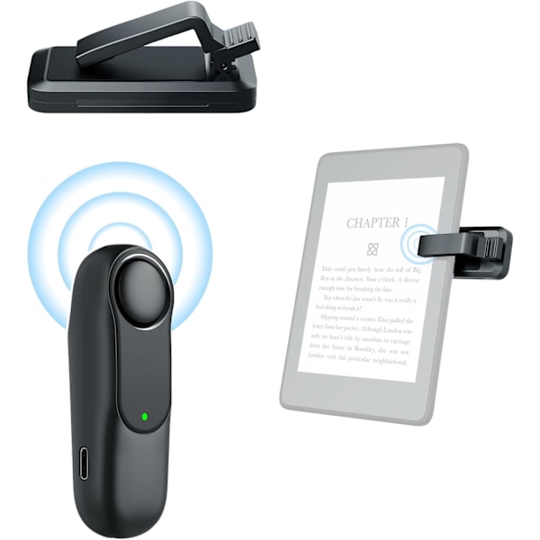 RF Remote Control for Kindle Paperwhite, Oasis, Kobo eReaders & Tablets, Camera Shutter & Video Function, Compatible with iPhone, iPad, Android