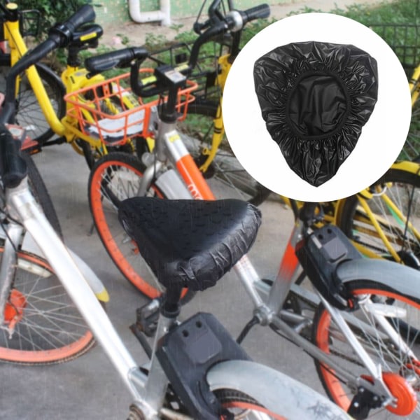 Cover Cykelsits cover, vattentät cykelkudde sittskydd för regn- och dammbeständig svart L