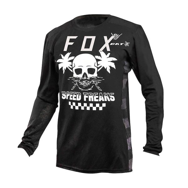 2023 Miesten Motocross-pyöräilypaita Moottoripyörä Downhill Jersey Mtb Bat Fox Hengittävä pyöräilypaita A-s060 XS A-S060
