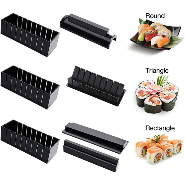 Galaxy Sushisett, 10 deler Sushisett for Nybegynnere, DIY Sushisett