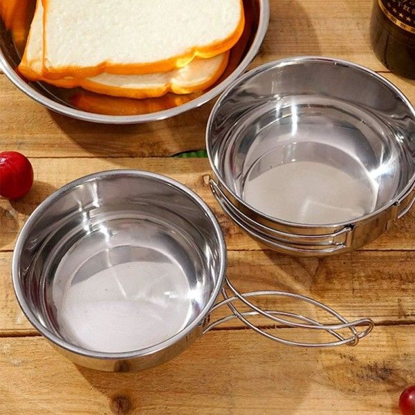 Galaxy Ulkoilmakattila Käytännölliset Keittiötarvikkeet Leirintäkeitin Kattila (500ML)