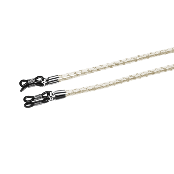 Elegante briller, solbriller kjedeholder flytende, sportsbånd, 3-pakning - PU-lær for menn kvinner (beige svart brun)
