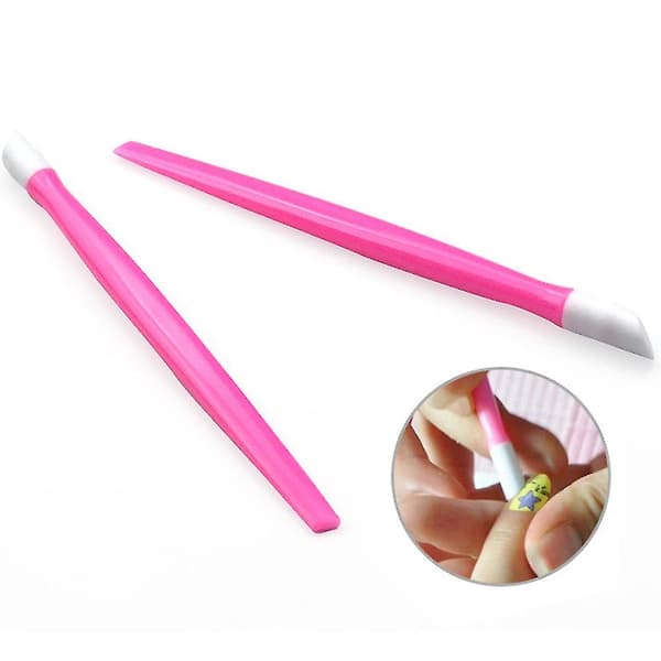 Manicure Sticker Press Stick, multifunktionel plastprægningsstav