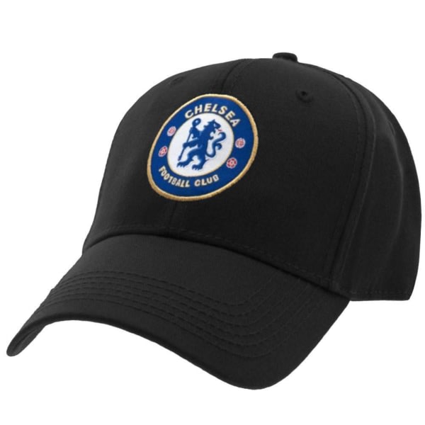 Chelsea FC Unisex Baseballkasket til Cap 58 cm Sort Sort 58cm