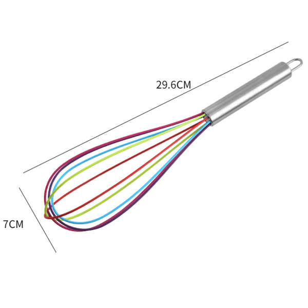 TG Vispesæt til madlavning Silikon mini-visp 2-pak farvet ballon 12 tommer