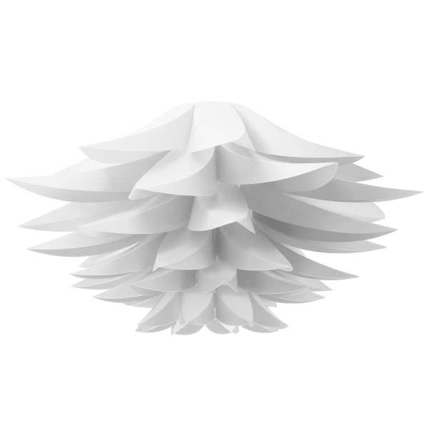 Lotus-formet lampeskjerm for stue, lysekrone, bordlampe, E27 lampehode, plastlampe