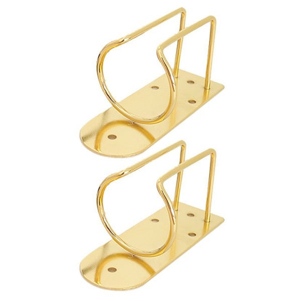 TG 2-pack väggmonterad hårklippshållare, elektrisk hårtrimmer guld