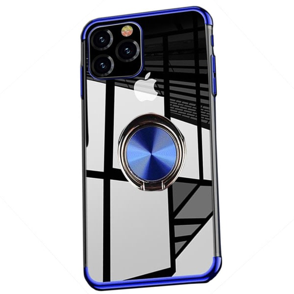 TG Skyddsskal med Ringhållare - iPhone 11 Pro Blå Blå