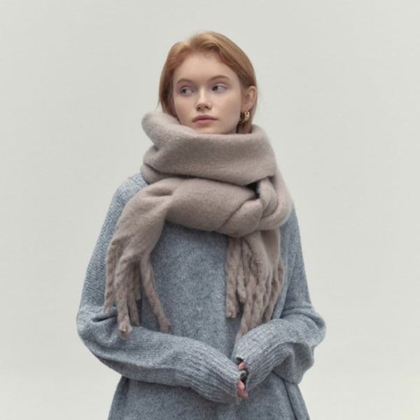 Vinterhalsduk Dam Scarf SVART