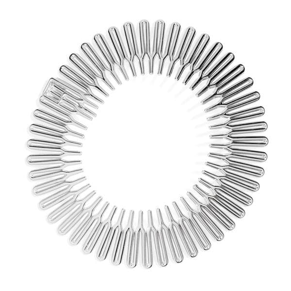 Zig Zag Plastik Hårband Flexibel Hårbåge För Kvinnor Svart 1 St