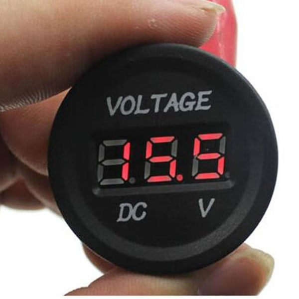 12 V-24 V DC LED Digital Display Auto Voltmeter Metro Vanntett Voltmeter