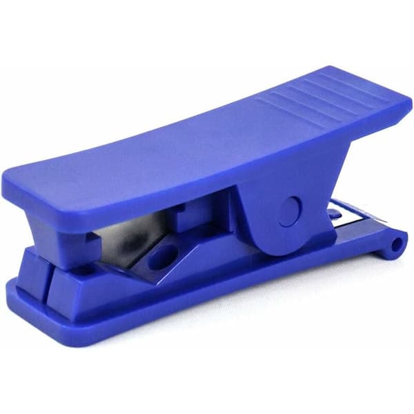 Pakke Rørkutter, Økonomisk Plast Gummi Rørkutter for Silikon PVC PU Nylon Slange, Opptil 12mm OD, Blå