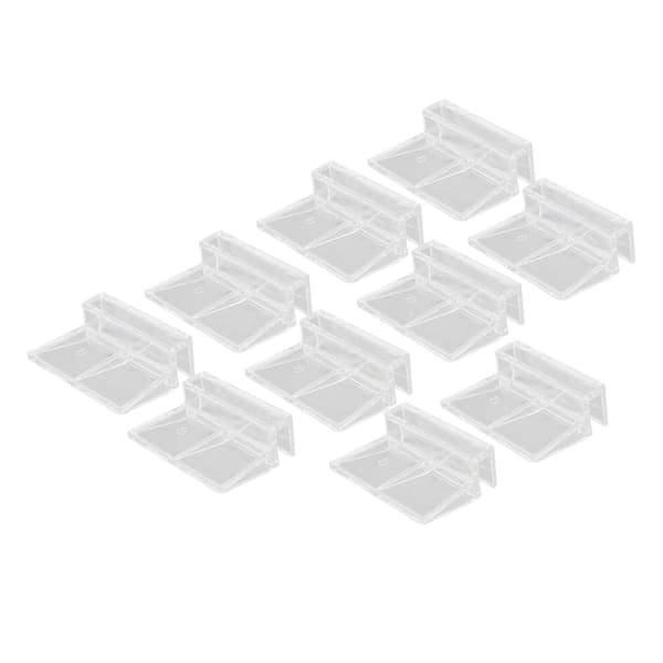 10st Akvarium Skärmklämmor Multifunktionell Glas Fixerad Skydd