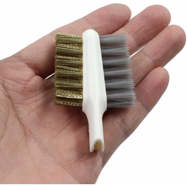 Galaxy 3 stk Rengjøringsbørste Rustfjerner Dobbeltsidig Kjøkkenspisbørste - Gap Brush Mixer Pot Brush